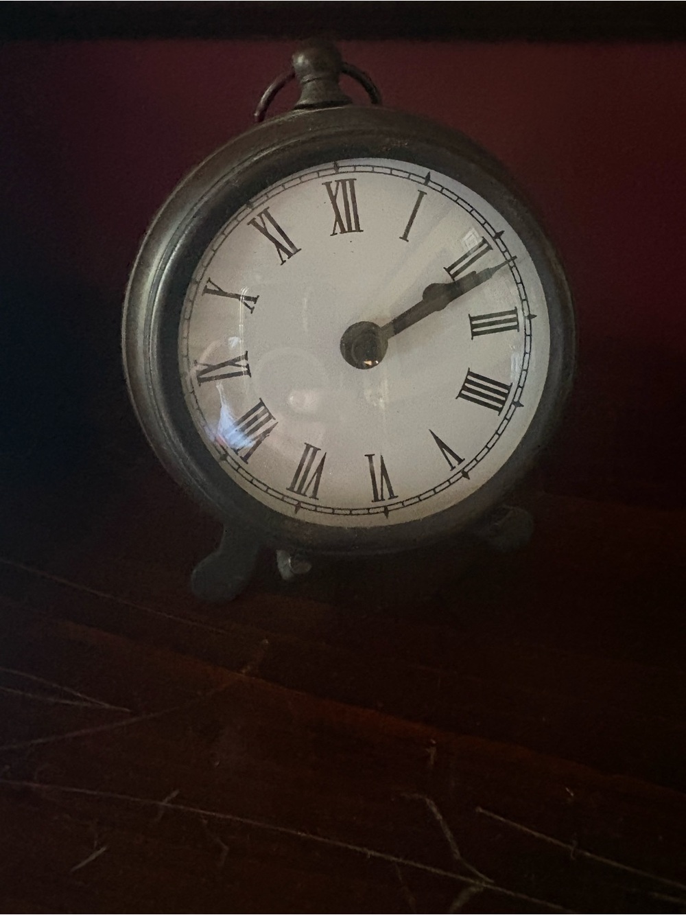 Battery operated small clock